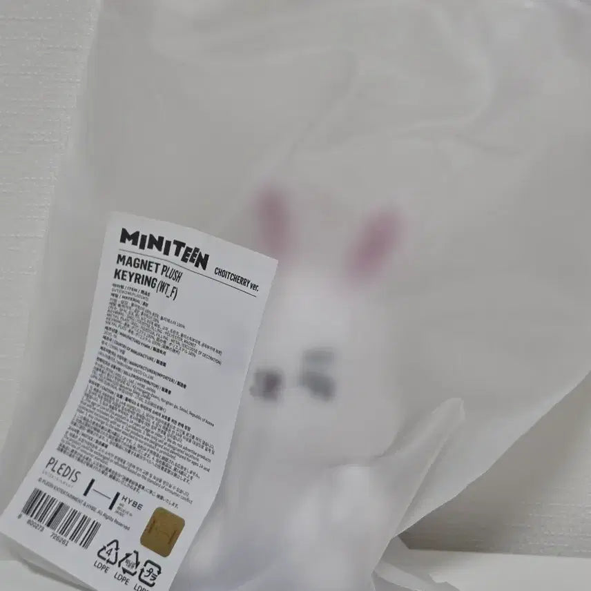 [BUNJANG] SEVENTEEN MiniTIN Cherry Plush Magnet Keychain (Sealed) / 세븐틴 미니틴 쵯체리 플러쉬 자석 키링 미개봉