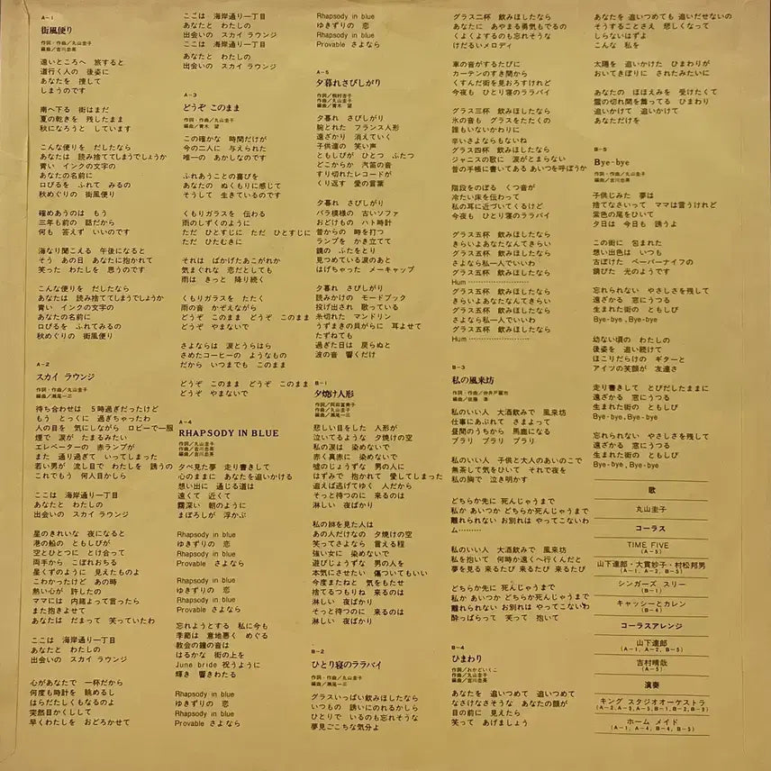 [BUNJANG] Keiko Maruyama Twilight Memory LP / 시티팝 마루야마 케이코 -황혼 메모리 LP