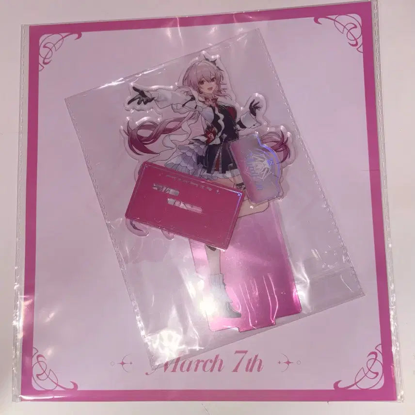 [BUNJANG] HoyoVerse Honkai: Star Rail San-Chung/March 7th Evernight Acrylic Standee / 호요랜드 2025 삼칠이 마치세븐스 에버나이트 아크릴 스탠드