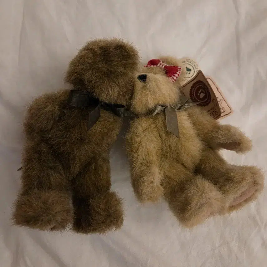[BUNJANG] Vintage Boyds Bears "Kissing Couple" Plush Set / 빈티지 보이즈베어 뽀뽀 커플 곰인형