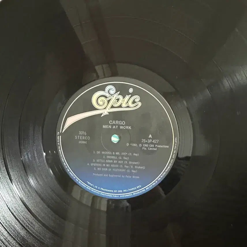 [BUNJANG] Men At Work Cargo LP (1983) / (락,맨 앳 워크2집, 민트급)Men At Work - Cargo LP