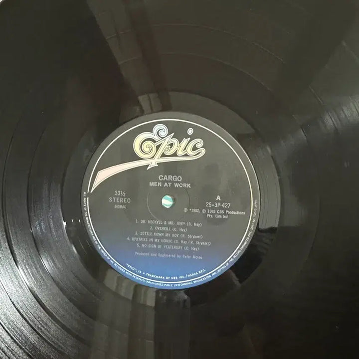 [BUNJANG] Men At Work Cargo LP (1983) / (락,맨 앳 워크2집, 민트급)Men At Work - Cargo LP