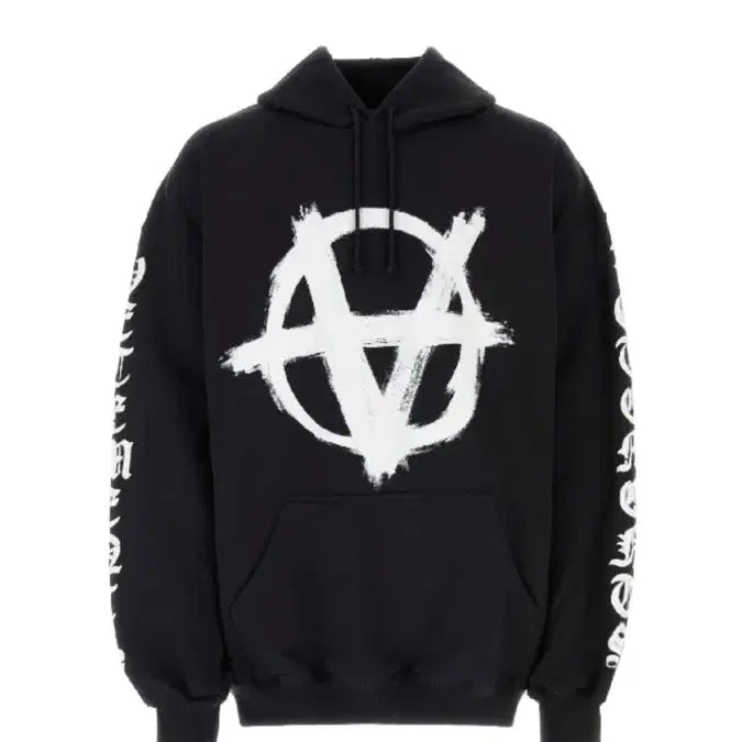 [BUNJANG] VETEMENTS Anarchy Double Hoodie / 베트멍 아나키 더블 후드 M 2회착 풀구성