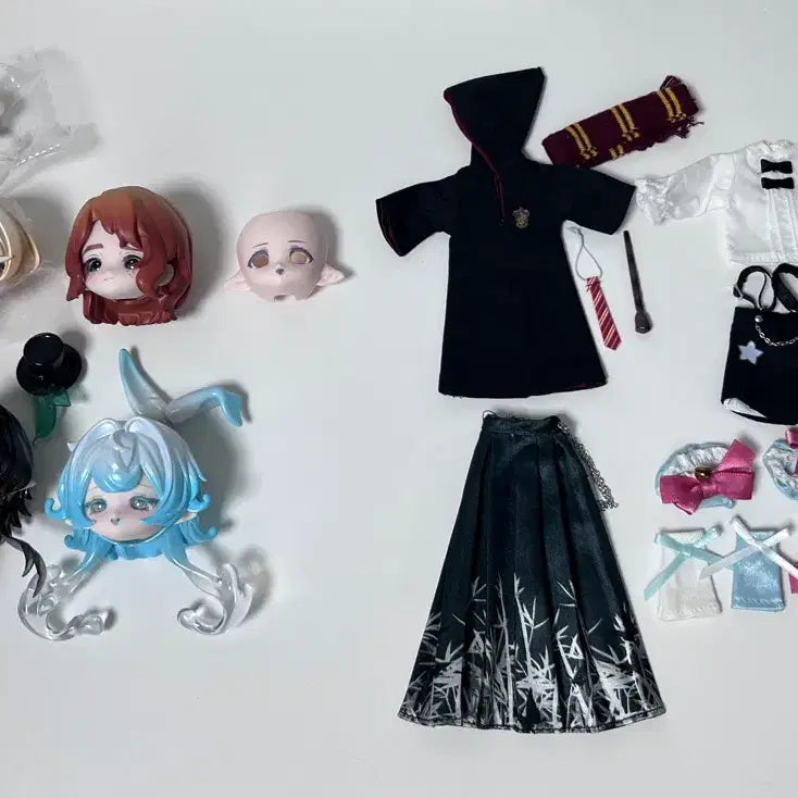 [BUNJANG] COME4FREE Head Blind Doll Ball-Jointed Doll BJD Figure / COME4FREE 헤드 블라인드돌 구체관절인형 BJD 피규어 세트