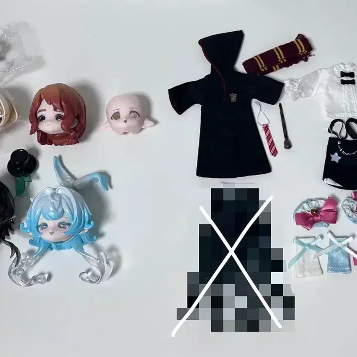 [BUNJANG] COME4FREE Head Blind Doll Ball-Jointed Doll BJD Figure / COME4FREE 헤드 블라인드돌 구체관절인형 BJD 피규어 세트