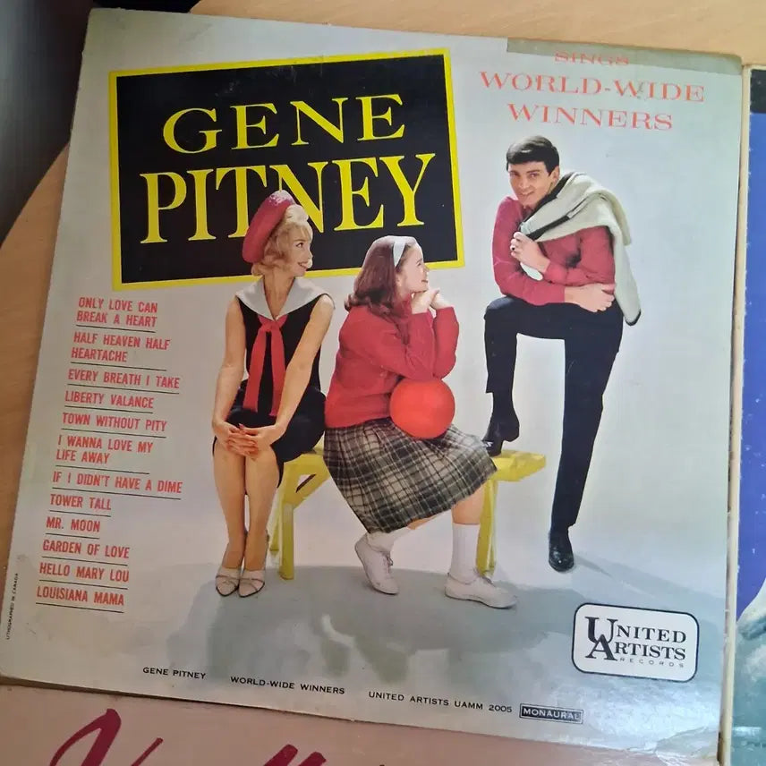 [BUNJANG] Gene Pitney, Steve Lawrence Bundle Set Vintage Old Pop Original LPs (Set of 4) / 4장 일괄 빈티지 올드팝 오리지널 LP  (Gene Pitney 외)