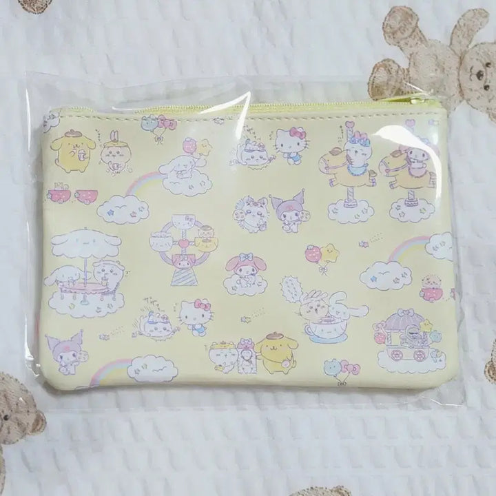 [BUNJANG] Sanrio x Nagano Nakayoshi Series Flat Pouch / 산리오x나가노 콜라보 나카요시 시리즈 플랫파우치 폼푸x우사기 팝니다.