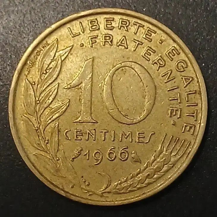 [BUNJANG] 1966 France 10 Francs Coin / 1966년 프랑스 10상팀 동전 w1413