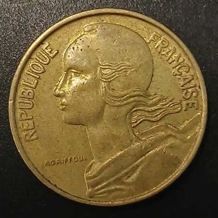 [BUNJANG] 1966 France 10 Francs Coin / 1966년 프랑스 10상팀 동전 w1413