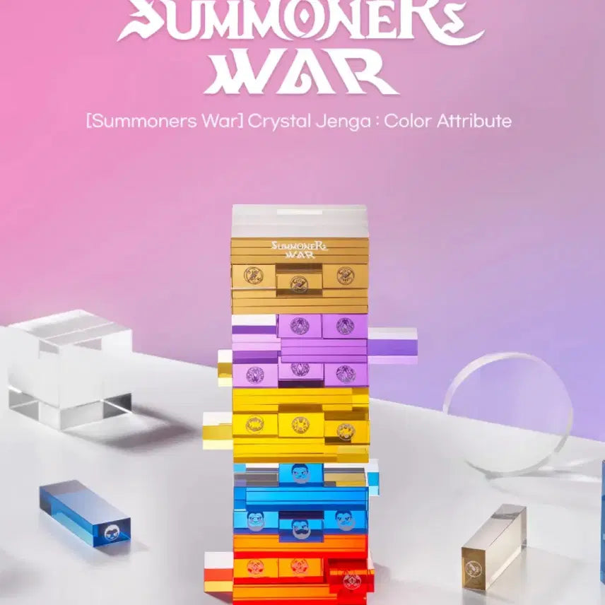[BUNJANG] Summoners War Crystal Jenga (Color Version) New / 컴투스 서머너즈워 크리스탈 젠가(컬러 버전) 새상품