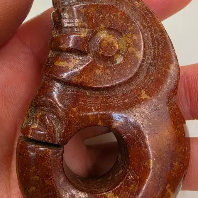 [BUNJANG] Hongshan Culture Jade Dragon Pendant / 고옥에강옥 홍산문화옥 옥저룡 0527