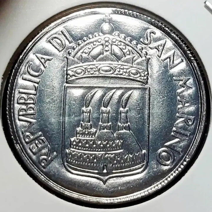 [BUNJANG] San Marino 1973 100 Lire Coin / 희귀 산마리노 미사용 1973년 100리라.외국주화 주화 화폐 동전
