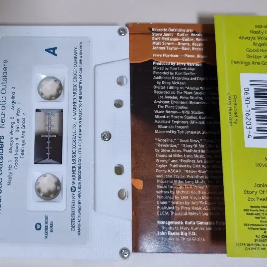 [BUNJANG] Neurotic Outsiders Cassette Tape / 뉴로틱 아웃사이더스 (카세트테이프)