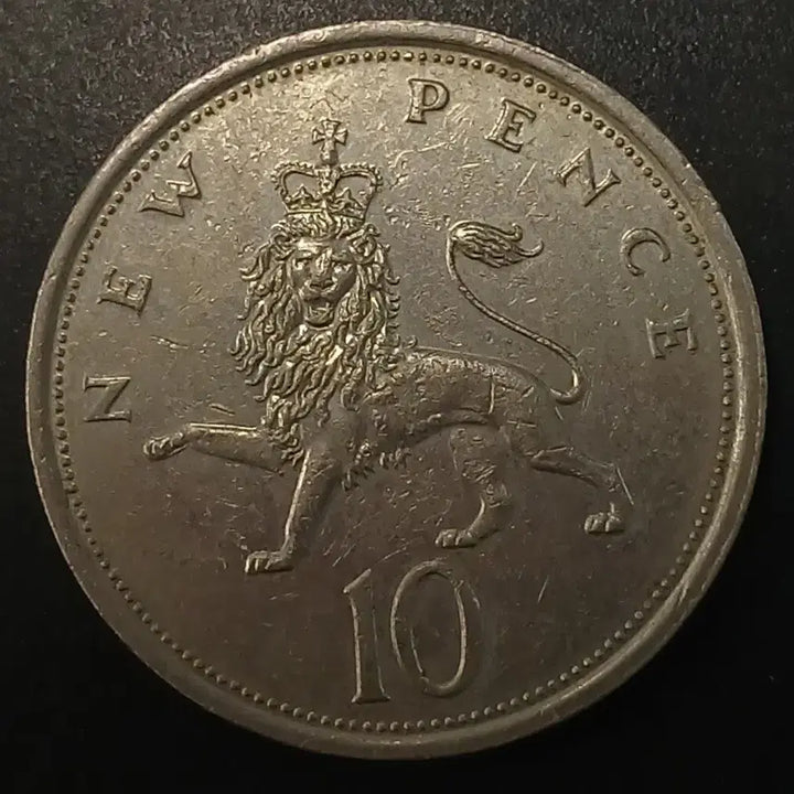 [BUNJANG] 1979 United Kingdom 10 Pence Coin / 1979년 영국 10펜스 동전 w1419