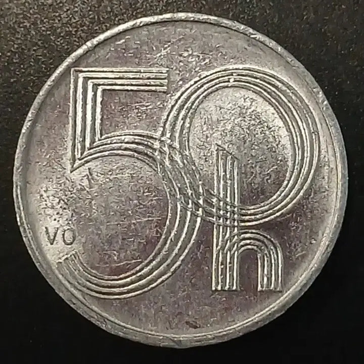 [BUNJANG] 1954 Czech 50 Haleru Coin / 2003년 체코 50할레르 동전 w1420