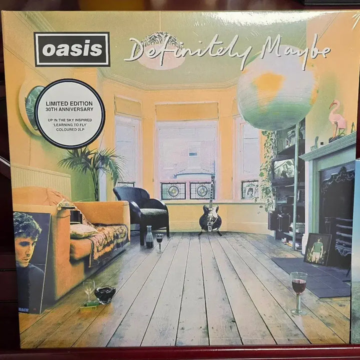 [BUNJANG] Oasis Definitely Maybe 30th Anniversary Limited Edition Vinyl LP / 오아시스 30주년 정규1집 블루화이트 한정판 lp(미개봉)