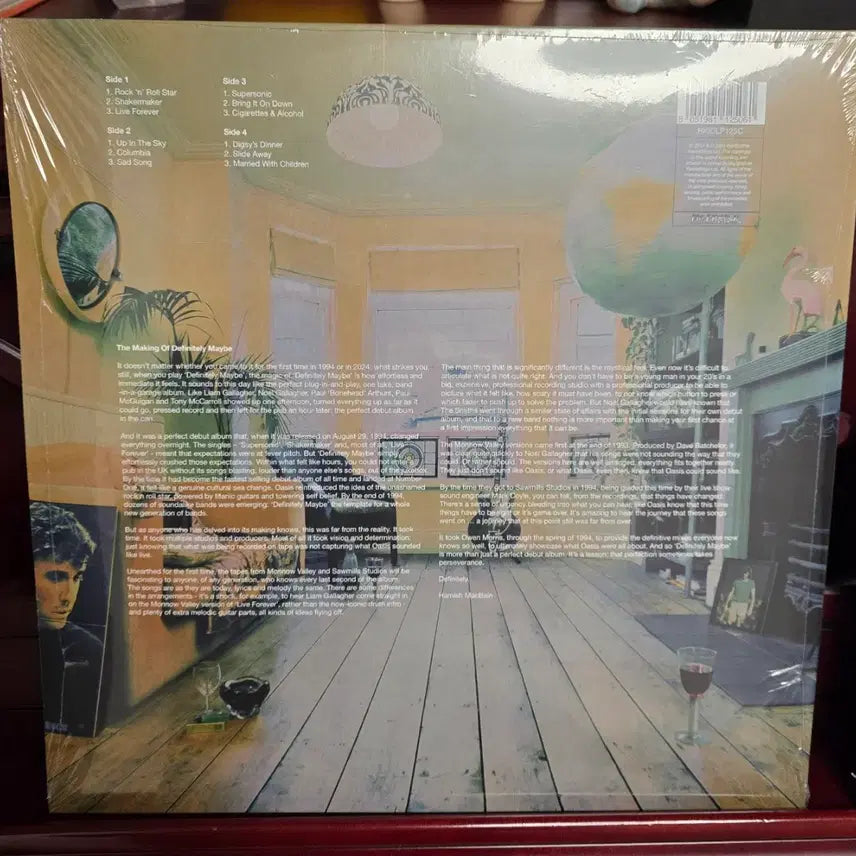 [BUNJANG] Oasis Definitely Maybe 30th Anniversary Limited Edition Vinyl LP / 오아시스 30주년 정규1집 블루화이트 한정판 lp(미개봉)