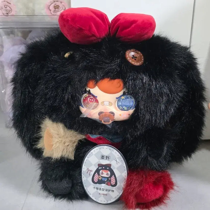 [BUNJANG] Jaja 800 Black Rabbit Plush / 자자 800 인형 검정토끼