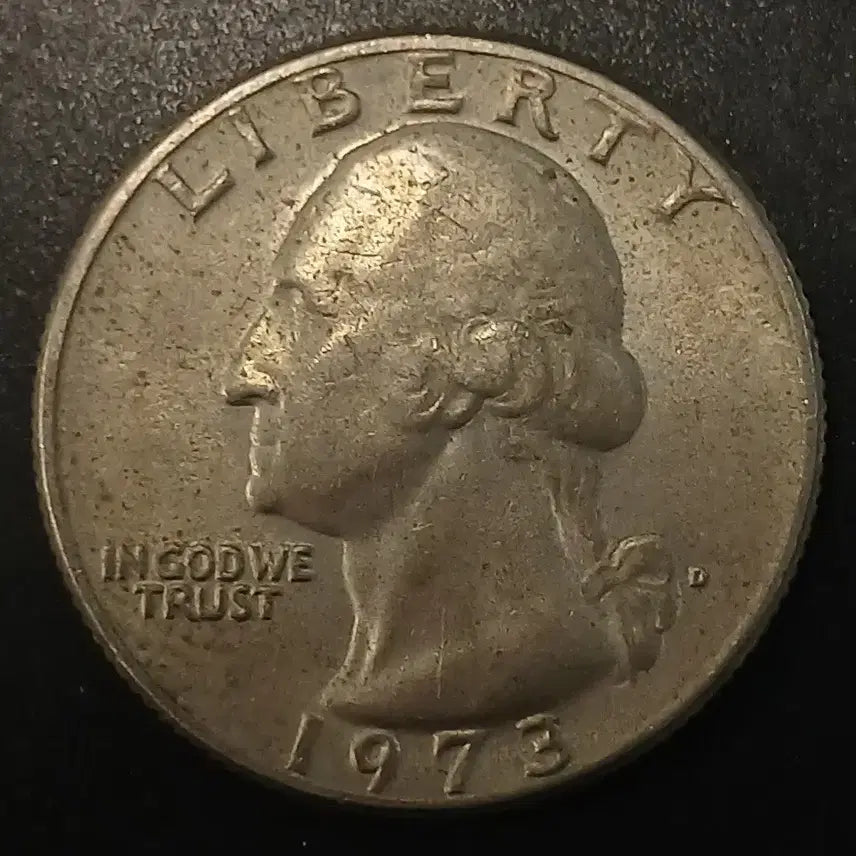[BUNJANG] 1973 USA Quarter Dollar Coin / 1973년 미국 쿼터달러 w1425