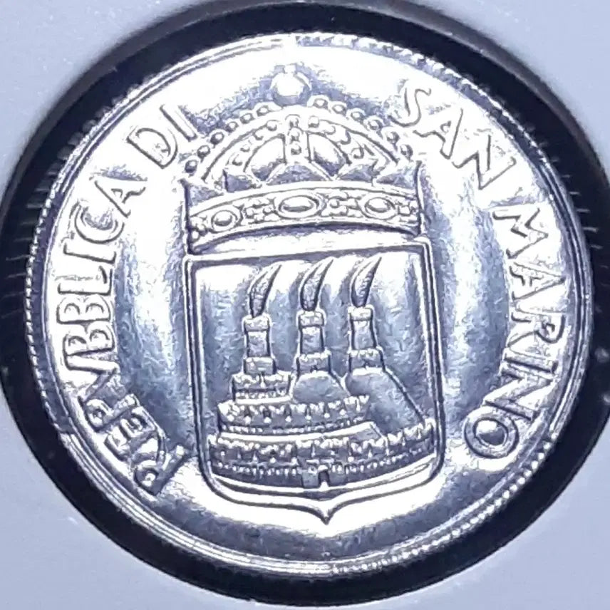 [BUNJANG] San Marino 1973 2 Lira Coin (Uncirculated) / 희귀 산마리노 미사용 1973년 2리라.외국주화 주화 화폐 동전