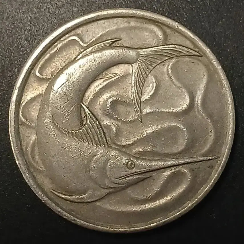 [BUNJANG] 1980 Singapore 20 Cent Coin / 1980년 싱가포르 20센트 동전 w1429