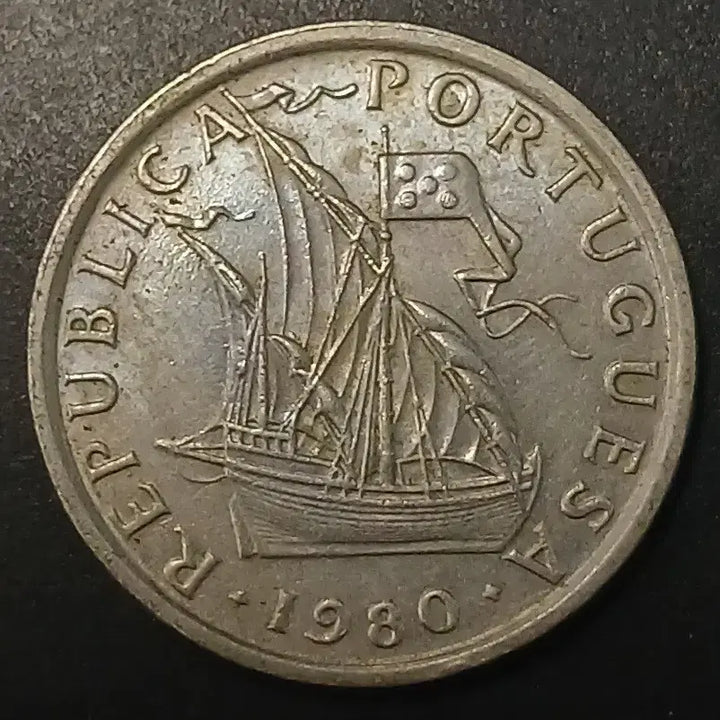[BUNJANG] 1980 Portugal 5 Escudo Coin / 1980년 포르투칼 5에스쿠도 동전 w1431