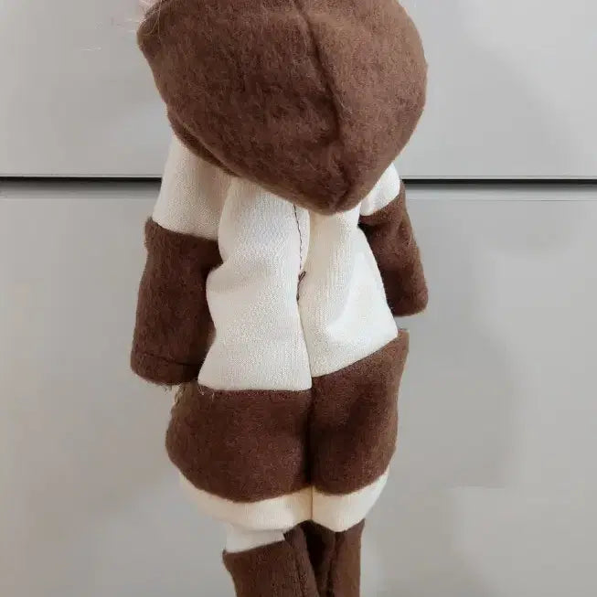 [BUNJANG] Ball-Jointed Doll with Cute Bear Hoodie and Plaid Skirt Set / 구체관절인형