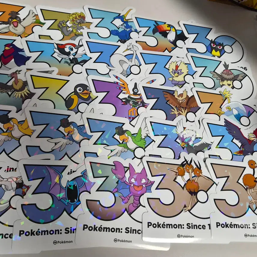 [BUNJANG] Pokemon 30th Anniversary Logo Sticker / 포켓몬 30주년 기념 로고 스티커 판매합니다!