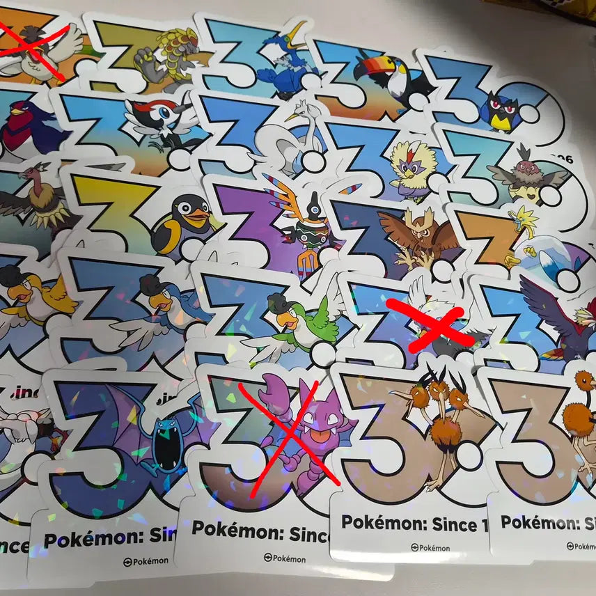 [BUNJANG] Pokemon 30th Anniversary Logo Sticker / 포켓몬 30주년 기념 로고 스티커 판매합니다!