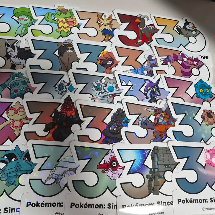[BUNJANG] Pokemon 30th Anniversary Logo Sticker / 포켓몬 30주년 기념 로고 스티커 판매합니다!