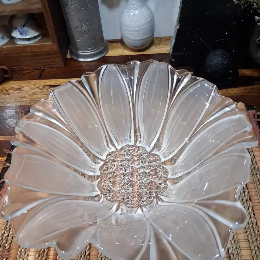 [BUNJANG] USA Manufactured Floral Motif Salad Bowl / 미국제조 꽃모형 다식.셀러드 볼