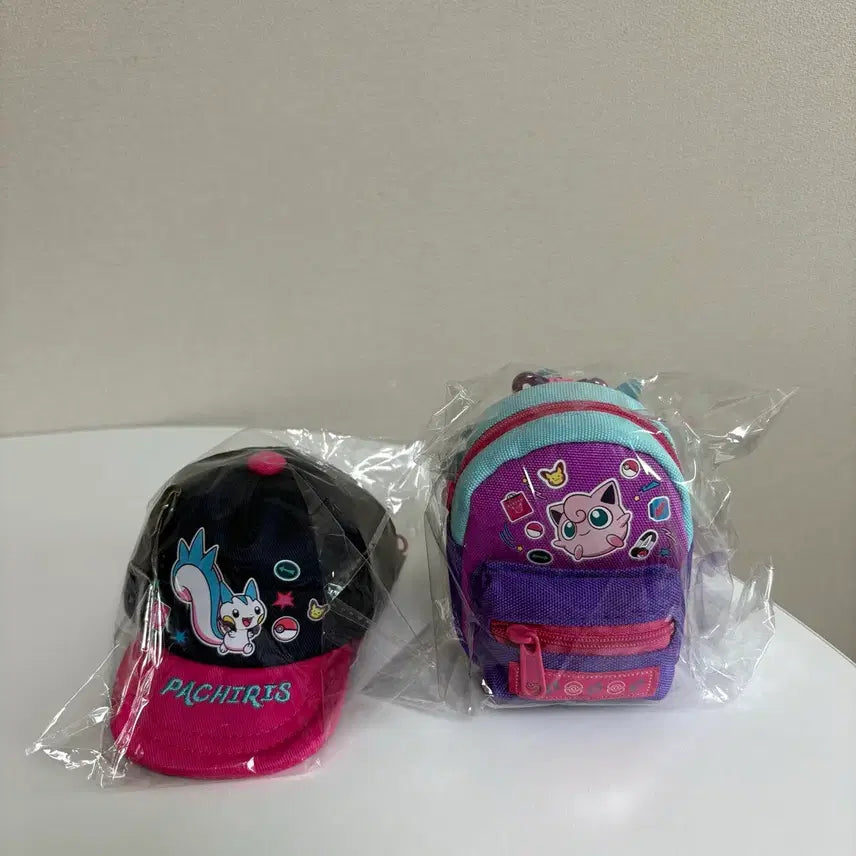 [BUNJANG] Pokemon 30th Anniversary Jigglypuff Backpack + Hat Keyring Bundle Set / 포켓몬 매타몽놀이터 팝팝 미드나잇 30주년 팝업 푸린백팩+모자키링
