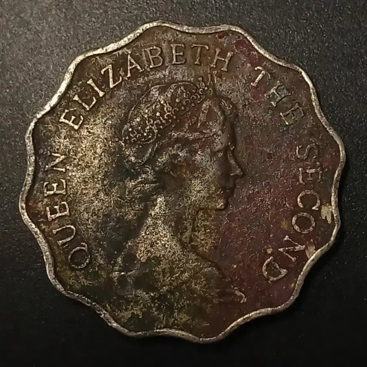 [BUNJANG] 1975 Hong Kong 2 Dollars Coin / 1975년 홍콩 2달러 동전 w1442