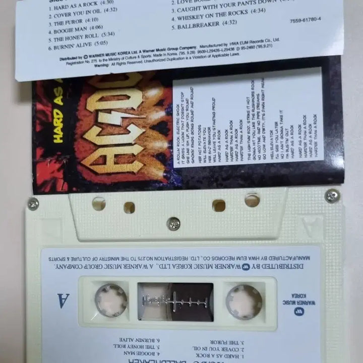 [BUNJANG] AC/DC Ballbreaker Cassette Tape / AC/DC - Ballbreaker (카세트테이프)