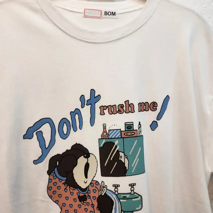 [BUNJANG] Bear Print Oversized Summer T-Shirt (New) / 곰돌이 오버핏 여름 반팔티 (새상품)