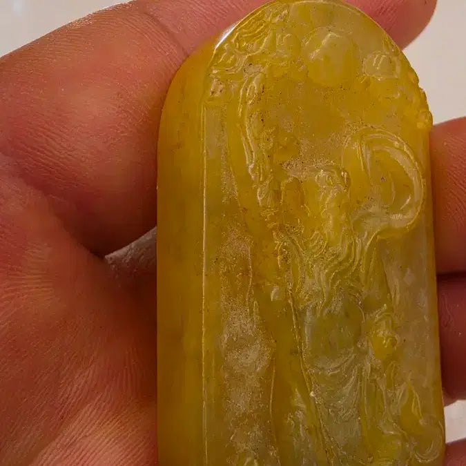 [BUNJANG] Guan Yu General Jade Carving / 고옥에강옥 관우장군옥 0527