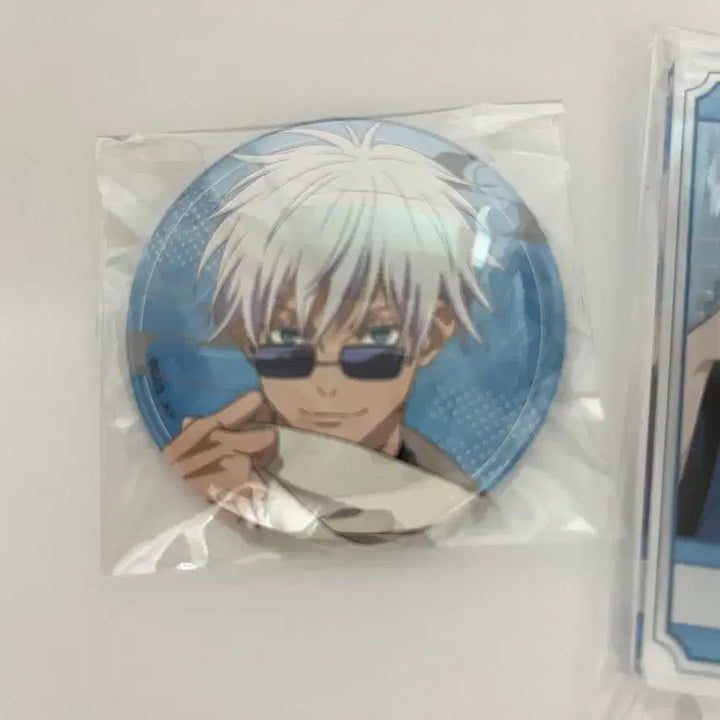 [BUNJANG] Marukuji Jujutsu Kaisen Satoru Gojo Badge Acrylic Keyring Bundle Set / 일괄) 마루쿠지 주술회전 고죠 사토루 뱃지 아크릴 키링 세트