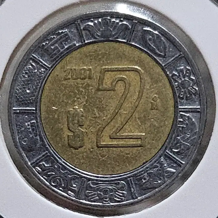 [BUNJANG] 2001 Mexico Bimetallic Coin / [외국주화] (01466) 2001년 멕시코 주화