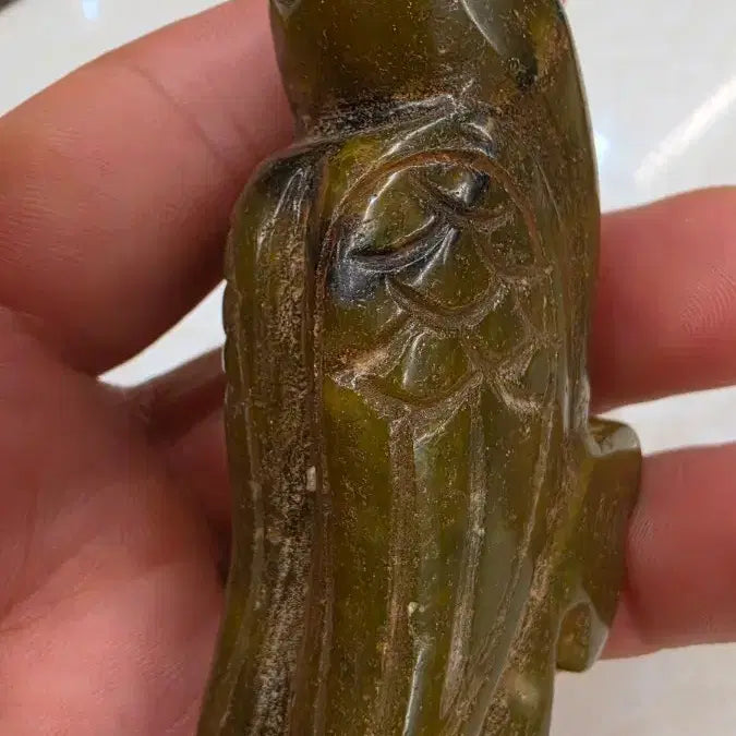 [BUNJANG] Hongshan Culture Jade Parrot / 고옥에강옥 홍산문화옥 비취앵무새옥 0527
