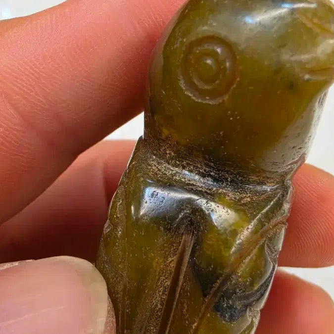 [BUNJANG] Hongshan Culture Jade Parrot / 고옥에강옥 홍산문화옥 비취앵무새옥 0527