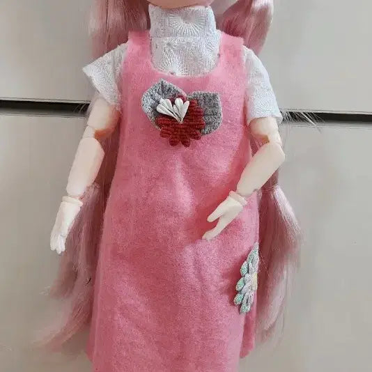 [BUNJANG] Ball-Jointed Doll (Pink Outfit) / 구체관절인형
