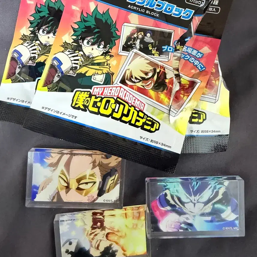 [BUNJANG] My Hero Academia Daizo Acrylic Blocks Bundle Set Izuku Bakugo Hawks / 일괄)히로아카 다이소 아크릴 블럭 미도리야 바쿠고 호크스