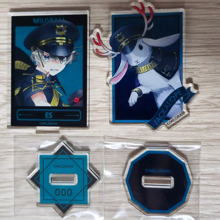[BUNJANG] Milligram S Jackaroff 1st/2nd Round Can Badge &amp; Acrylic Stand / 밀그램 에스 잭카로프 1심 2심 캔뱃지 아크릴 스탠드
