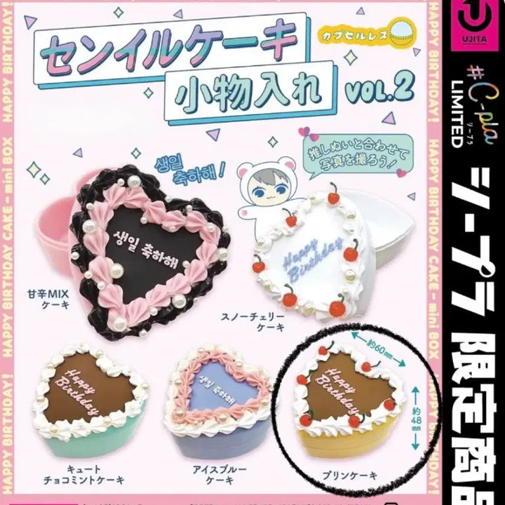[BUNJANG] CRAVITY Serim Birthday Cake Mini Storage Gacha Pudding Cake / 씨플라 생일 케이크 미니 보관함 가챠 푸딩케이크