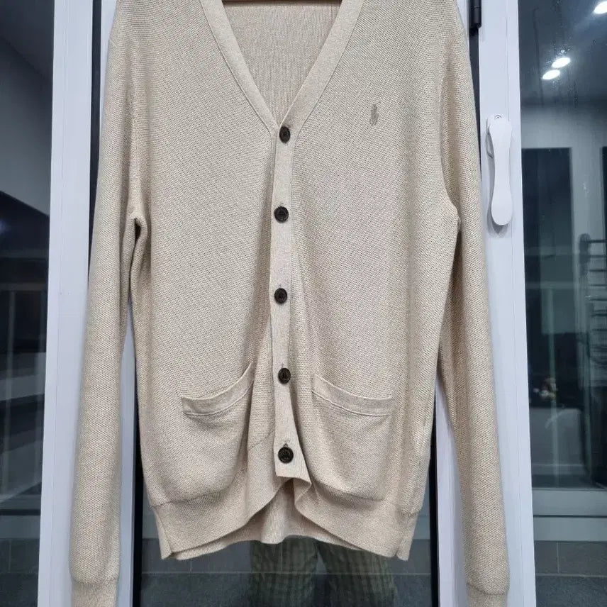 [BUNJANG] Polo Ralph Lauren Beige Cardigan / 110/ 폴로 랄프로렌 베이지색 가디건