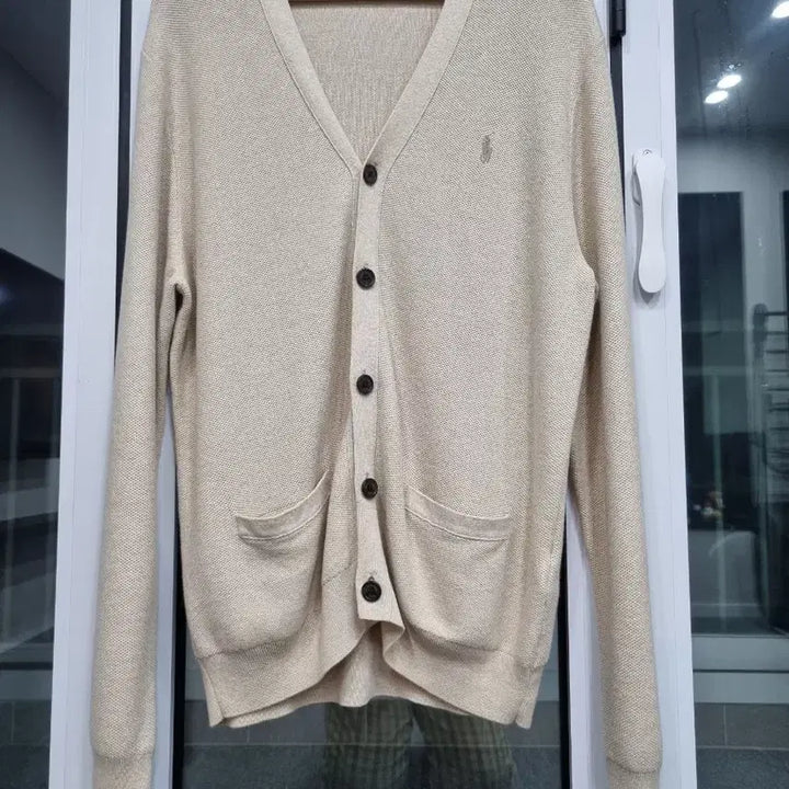[BUNJANG] Polo Ralph Lauren Beige Cardigan / 110/ 폴로 랄프로렌 베이지색 가디건