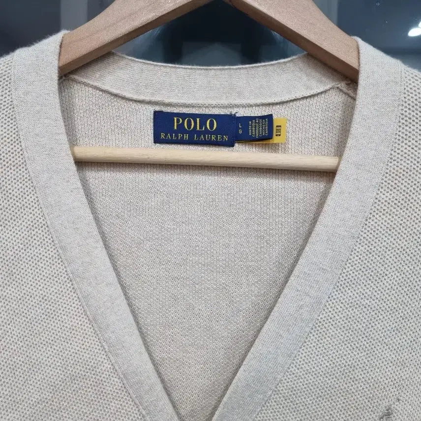 [BUNJANG] Polo Ralph Lauren Beige Cardigan / 110/ 폴로 랄프로렌 베이지색 가디건
