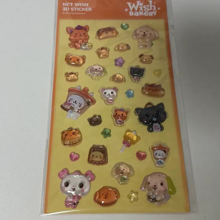 [BUNJANG] NCT WISH Wish Bakery 3D Sticker Sealed / NCT WISH 위시베이커리 3D 스티커 미개봉 양도