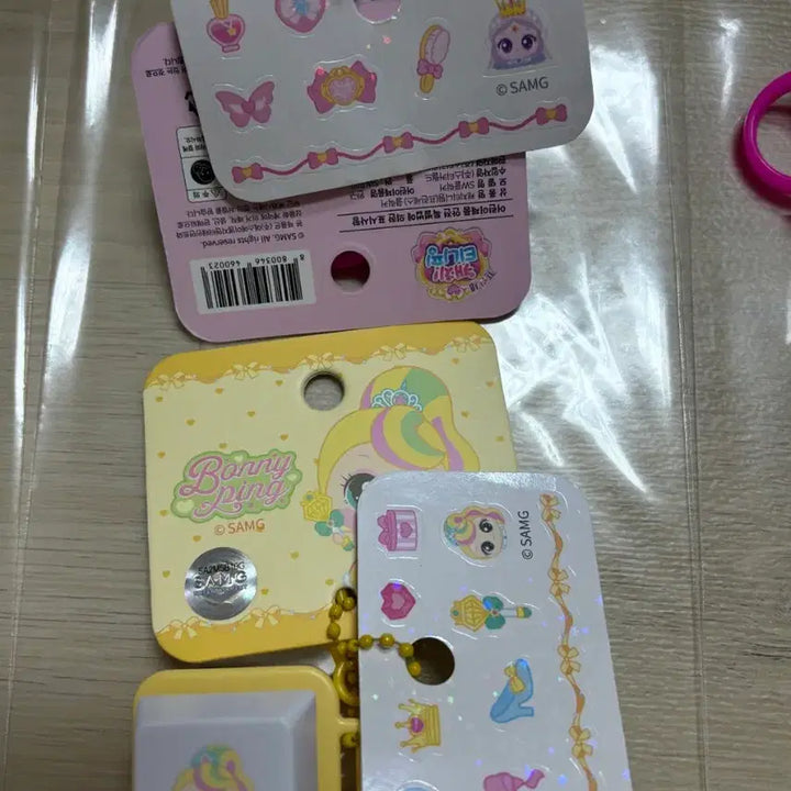 [BUNJANG] Catch! Teenieping Princess Clicker Stickers and Keycaps (7 types) / 캐치 티니핑 뽀니핑, 아름핑, 하츄핑, 사뿐핑 이클립스핑 다이아나핑 키캡