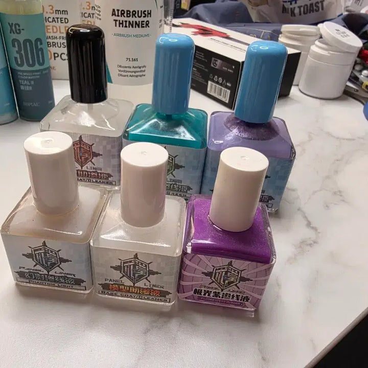[BUNJANG] Dispair Acrylic Paint Pre-mixed Full Set with Airbrush and Thinner / 디스파이어 아크릴 도료 사전혼합 풀셋